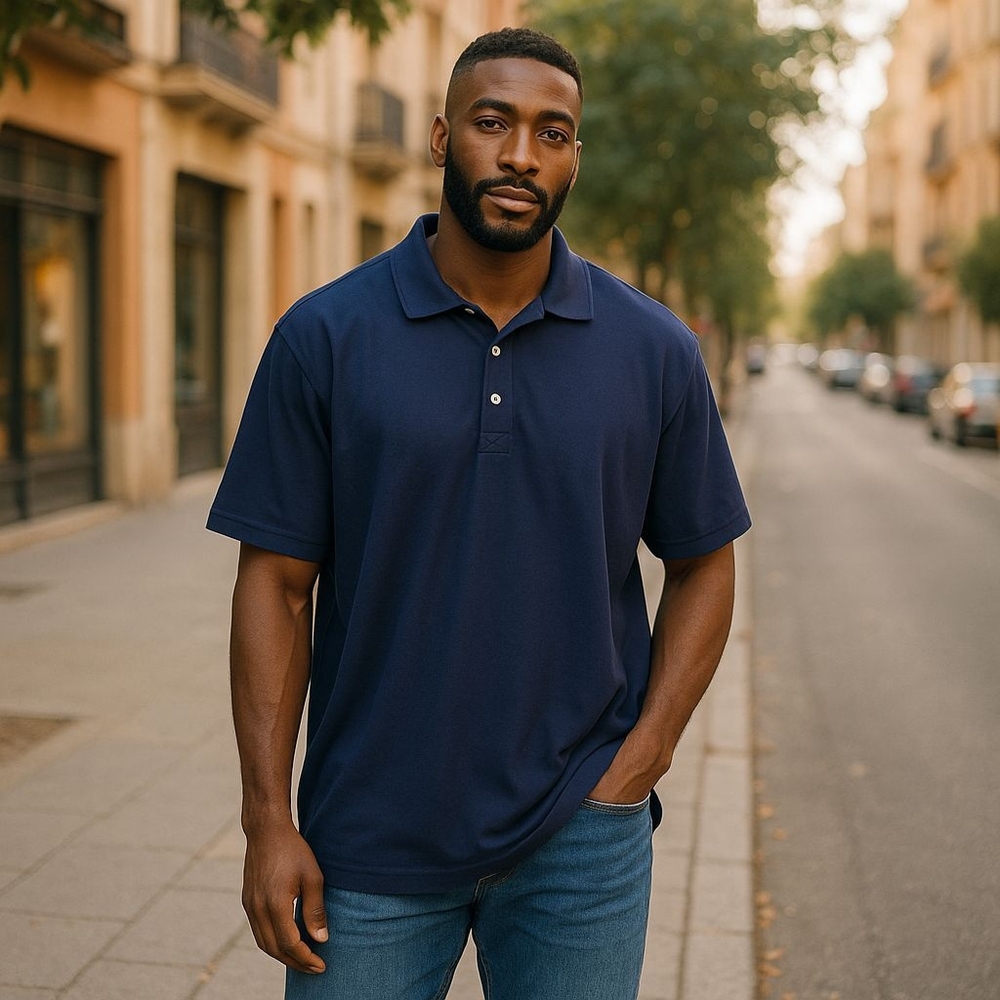 Men's Navy Polo Shirt